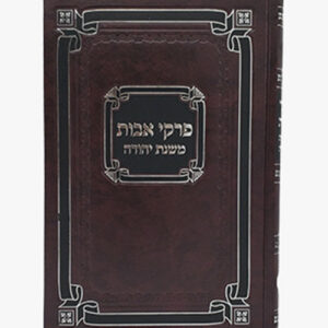 MISHNAYOS AVOS LARGE (Yiddish)